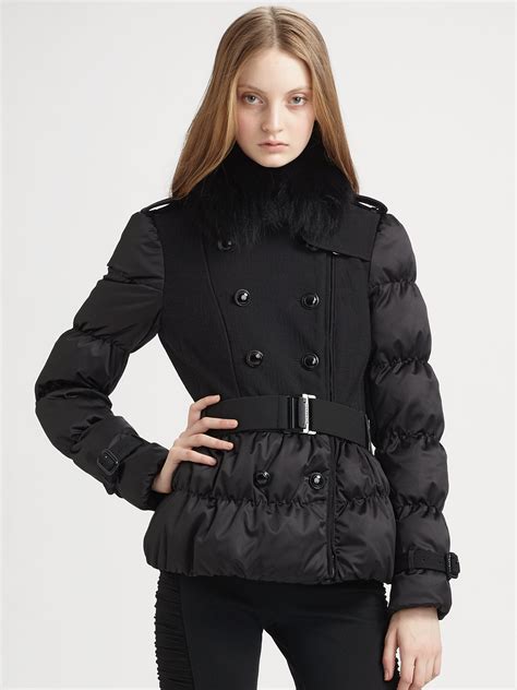 burberry yarn|Burberry nylon jacket women.